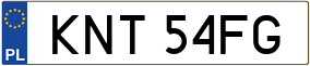 Truck License Plate